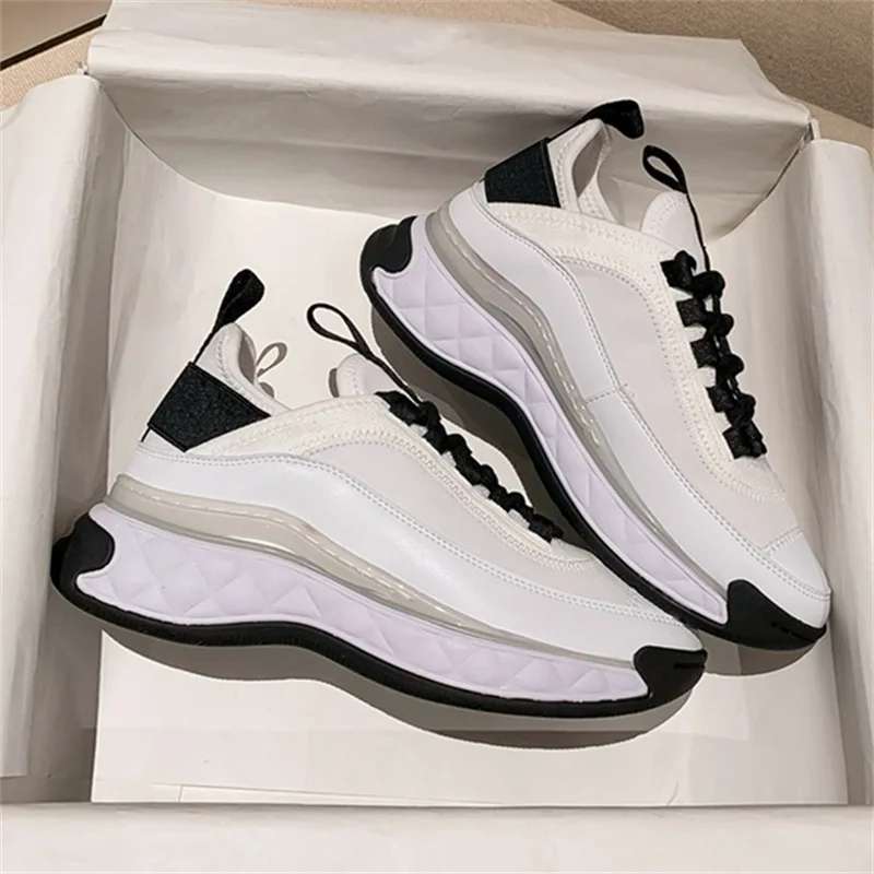 High-quality Women's sports shoes Damping Comfortable Male sneakers fashion Non-slip Women's autumn shoes Outdoor Couple shoe