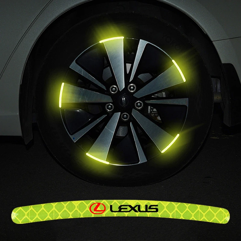 20 шт. подходящие наклейки на автомобильные колеса декоративные светоотражающие