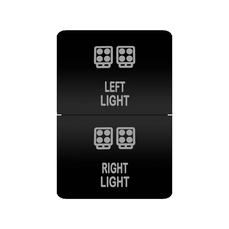 

Двойной кнопочный переключатель зеркала, обогревателя, передний шкафчик для бездорожья 4x4 для Toyota 4Runner Hilux Prado RAV4 Suzuki Jimny Tundra