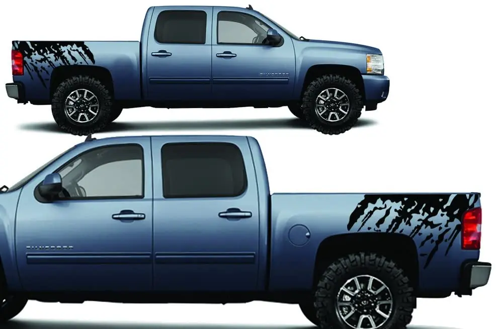 

2 шт., виниловые наклейки для Chevrolet Silverado 20082013