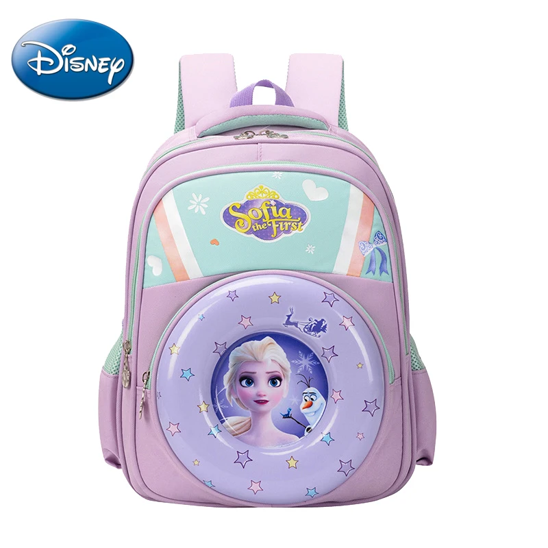 

Disney Children's Primary School Bags Boy's Backpack 1-3 Grade Cartoon Anime Frozen Spiderman Children's Backpack Girls Bag