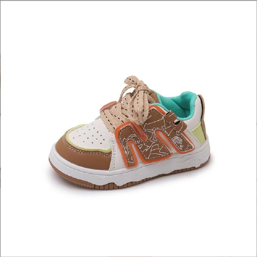 2023 Autumn New Style Graffiti Casual Shoes For Boys Girls Medium Large Baby Basketball Shoes