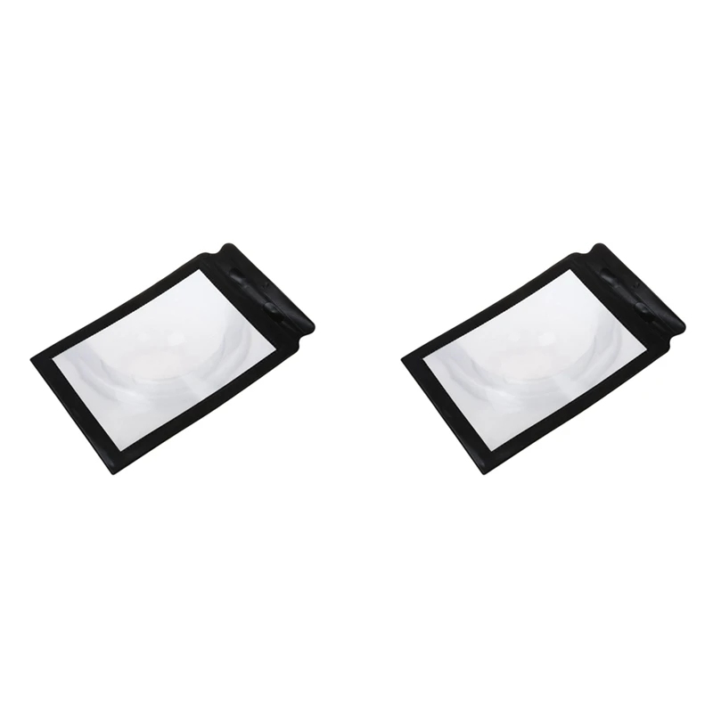 

2X A4 Full Page 3X Magnifier Sheet Large Magnifying Glass Book Reading Aid Lens