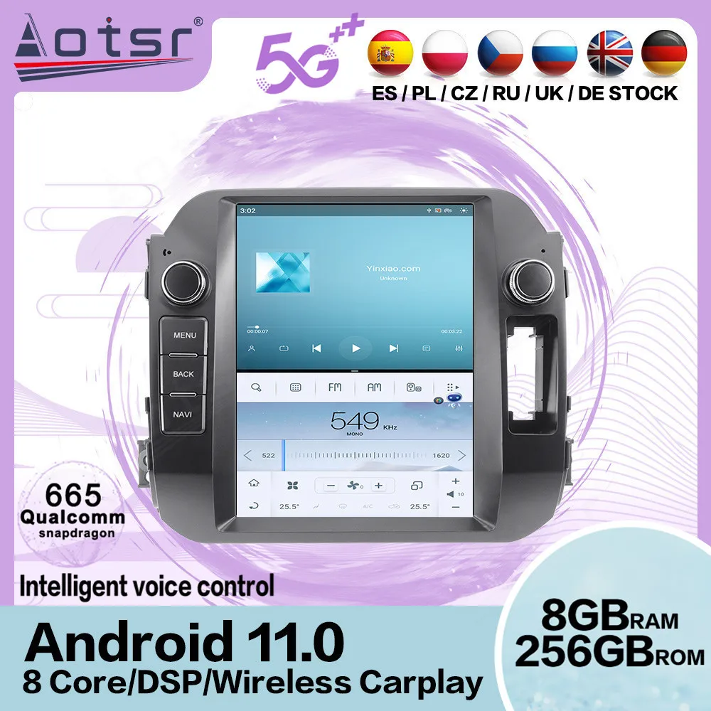 

Tesla Screen Android 11 Multimedia Stereo Player For Kia Sportage 2016 2017 2018 GPS Navi Receiver Audio Radio Record Head Unit