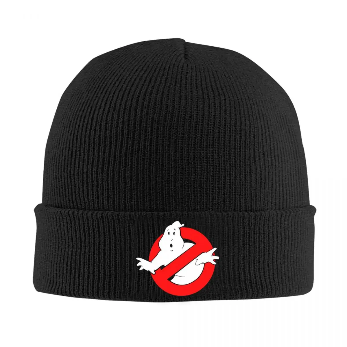 

Ghost Busters Hats Autumn Winter Beanie Warm Ghostbusters Movie Cap Female Male Knitted Hat