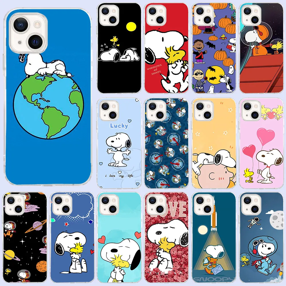 CK-8 Cartoon S-Snoopys Phone For Tecno Pova 2 3 4 Neo Camon 15 16 17 17P 18 18T 18P 18i 19 Pro