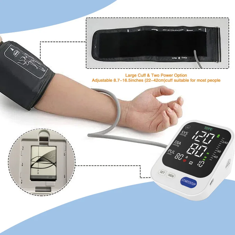 Черный большой размер экрана голосовая трансляция машина BP цифровой монитор