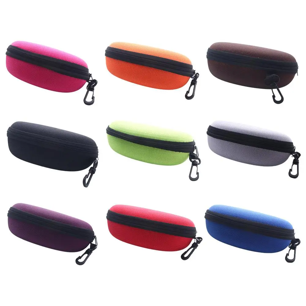 

Box Eyewear Storage Box Eyeglasses Protector Case with Hook Sunglasses Bag Shell Clam Pouch Eye Glasses Box Hard Case