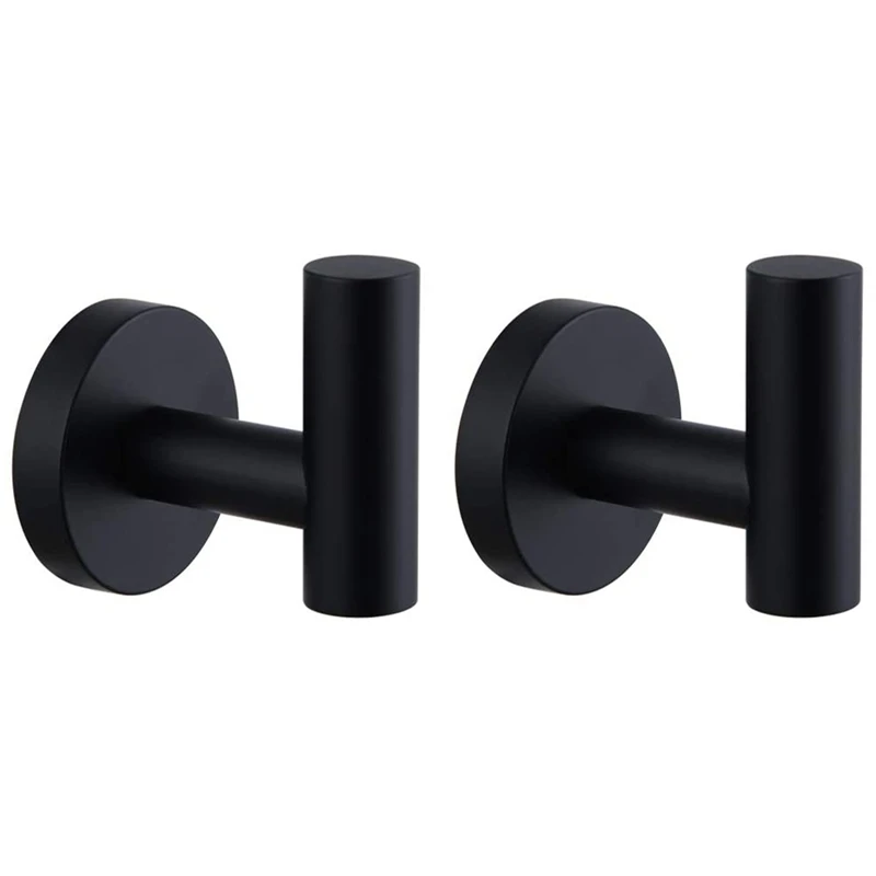 

Bestbathroom Towel Hooks Coat Hook Round Clothes Wall Mounted Towel Coat Robe Hook Cabinet Closet For Bath Kitchen