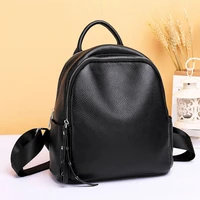 brand genuine leather backpack women bags 2021 new fashion simple ladies small backpack soft leather travel backpack for girls