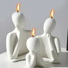 3D абстрактный портрет ароматические свечи формы гипсовая Искусство ремесло силиконовая форма домашний декор ручной работы мыло инструмент свечи