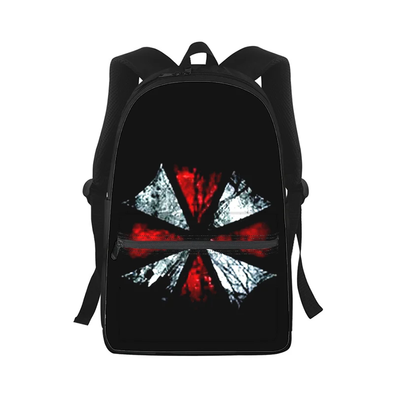 Umbrella Corporation Men Women Backpack 3D Print Fashion Student School Bag Laptop Backpack Kids Travel Shoulder Bag