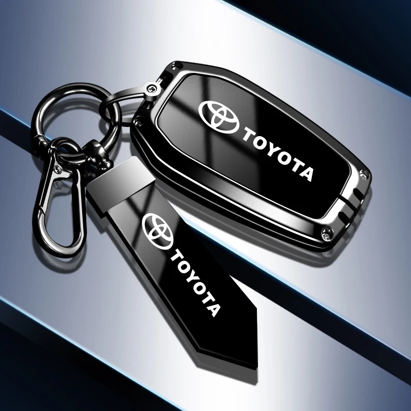 Чехол для автомобильных ключей из сплава сумка Toyota Land Cruiser 200 Prado Crown TLK Yaris Cross Hilux