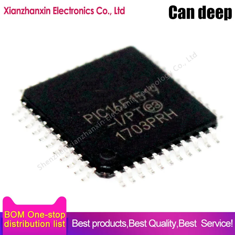 1pcs/lot PIC16F1519 PIC16F1519-I/PT QFP-44 8-bit microcontroller new and original