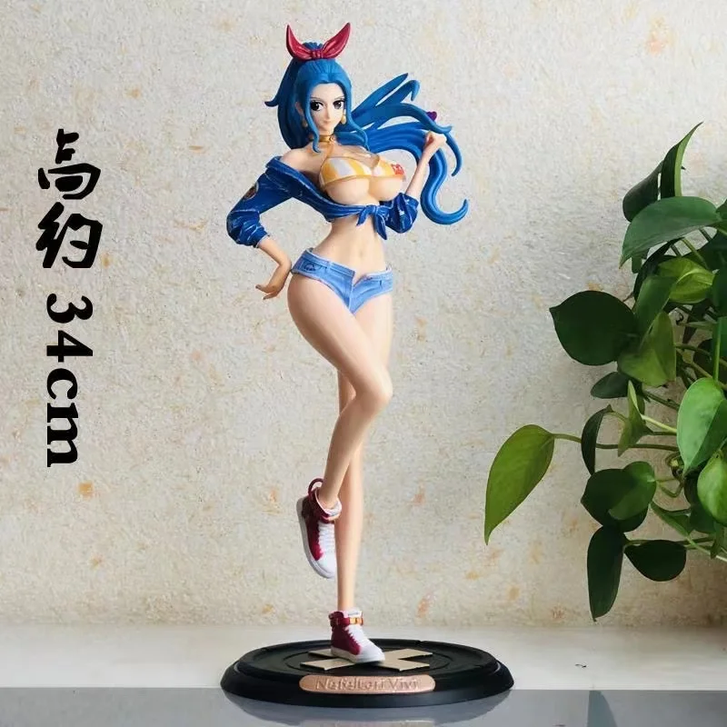 

Аниме статуя One Piece GK 34 см Nefeltari Vivi экшн-фигурка модная коллекция Сексуальная Девушка Аниме Фигурки ПВХ игрушка подарок на день рождения