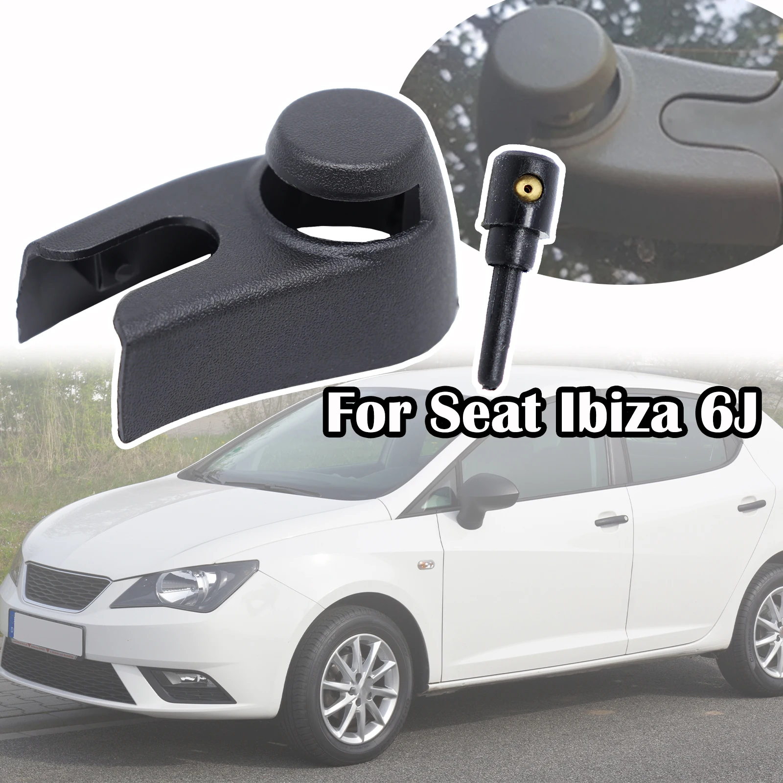 Для сиденья Ibiza 6J 6L 2006 - 2012 Автомобильная задняя лобовая панель лобового стекла