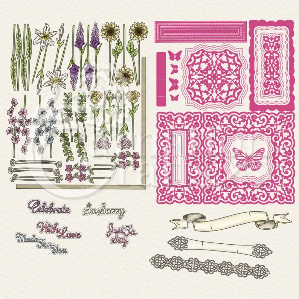 

Sunflower Square Label New Arrival 2022 Metal Cutting Dies DIY Scrapbooking Photo Album Decorative Embossing PaperCard Crafts