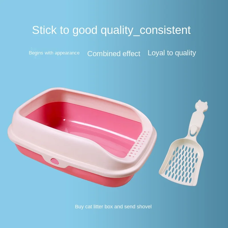 

Special Offer Litter Box Anti-Splash Semi-Enclosed Cat Toilet Extra Large Cat Litter Basin Supplies Poop Cat Basin Deodorant Cat