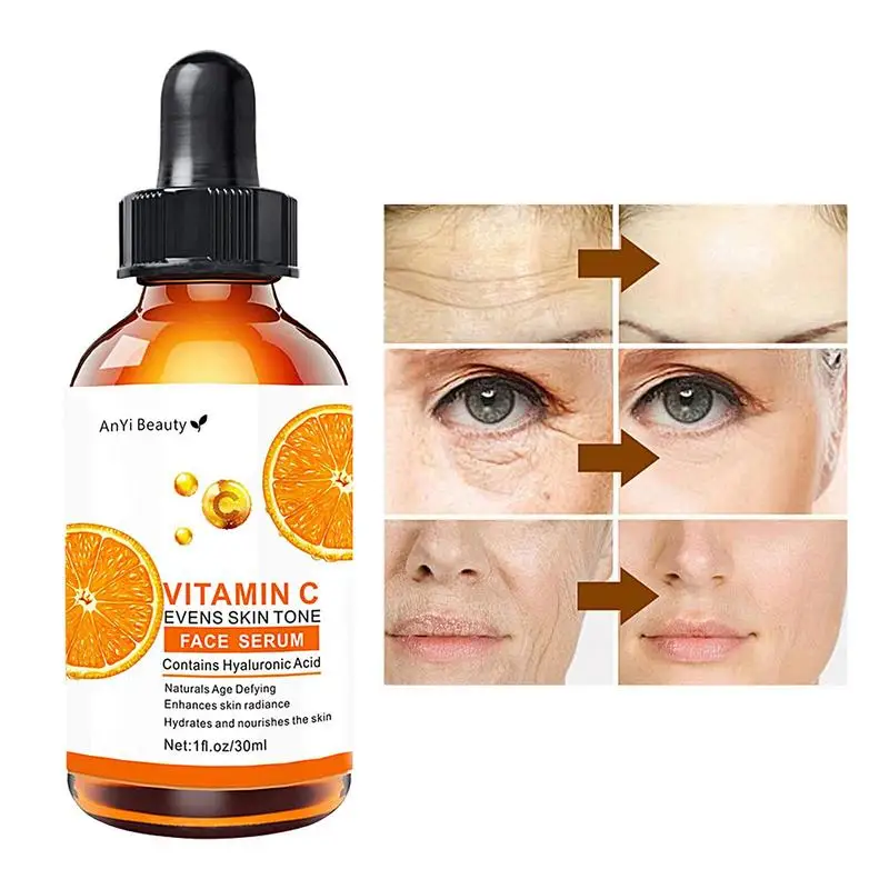 

Vitamin C Essence Hyaluronic Acid Facial Serum With Nicotinamide Natural Brightening Skin Essence For Dark Spots Uneven Skin Ton
