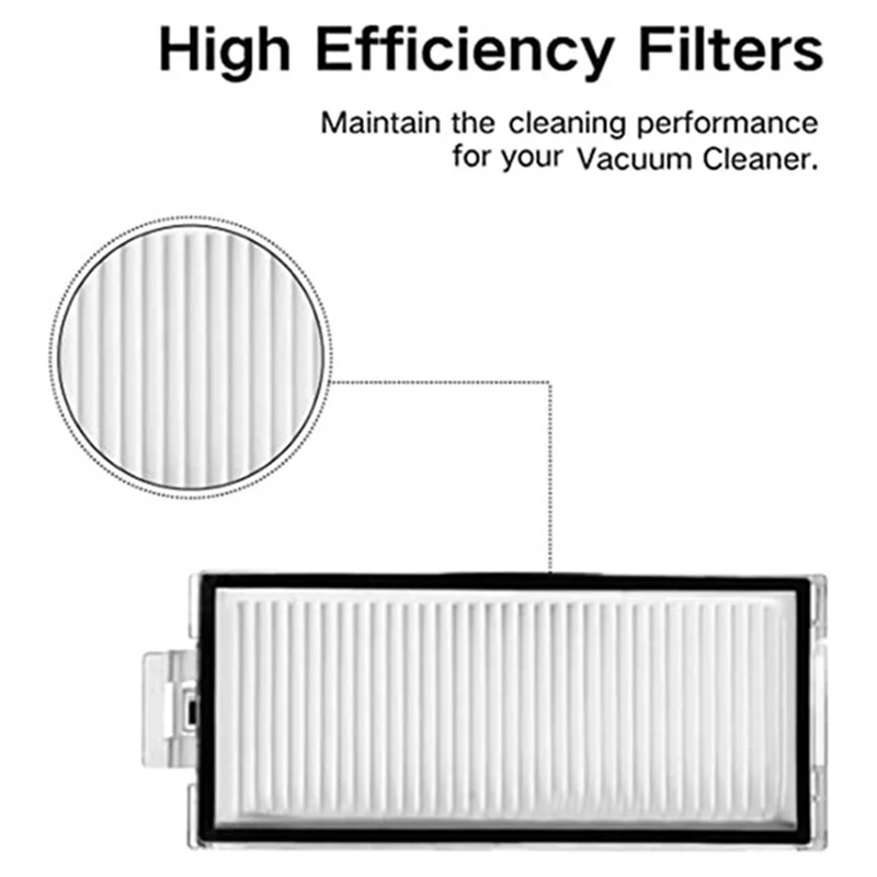 Для Xiaomi Roborock Q7 Max Max+ Plus T8 Hepa-фильтр Основная боковая щетка Швабра Ткань