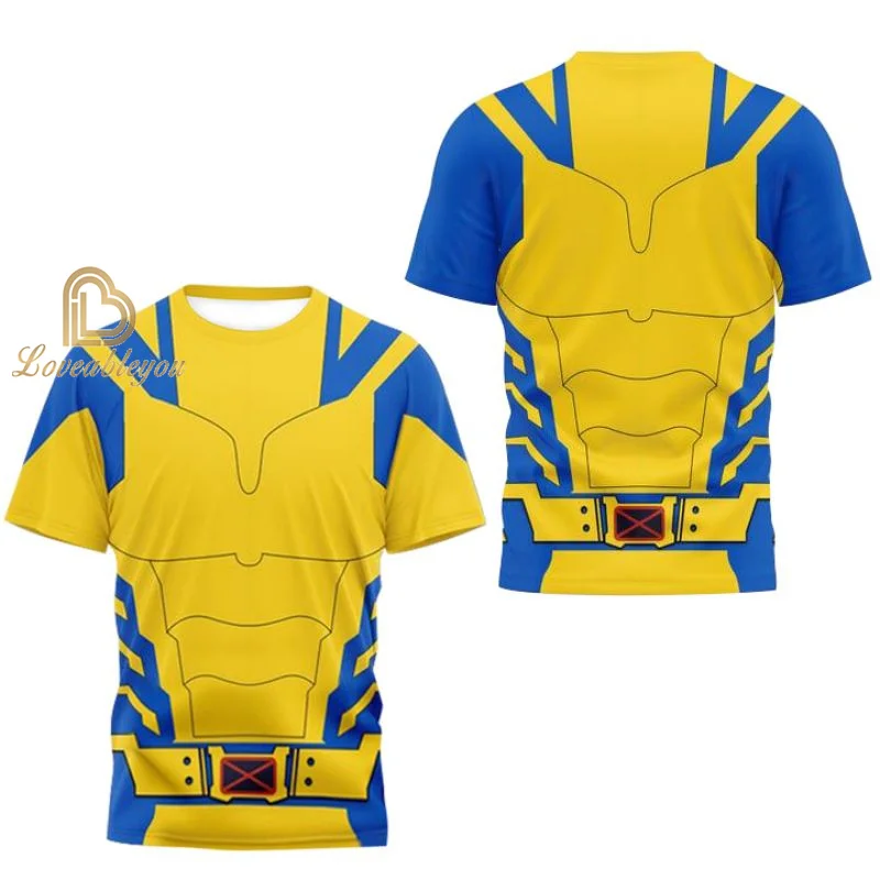 Толстовки с капюшоном Wolverine Deadpool футболка для косплея Мужская Уличная одежда