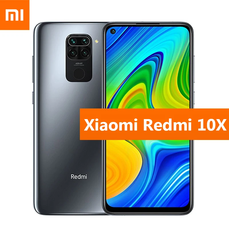 Original Phone Xiaomi Redmi 10X 4G Rear Camera 6.53-Inch Full Screen Smartphone 5020mAh Cellphone (Random color)