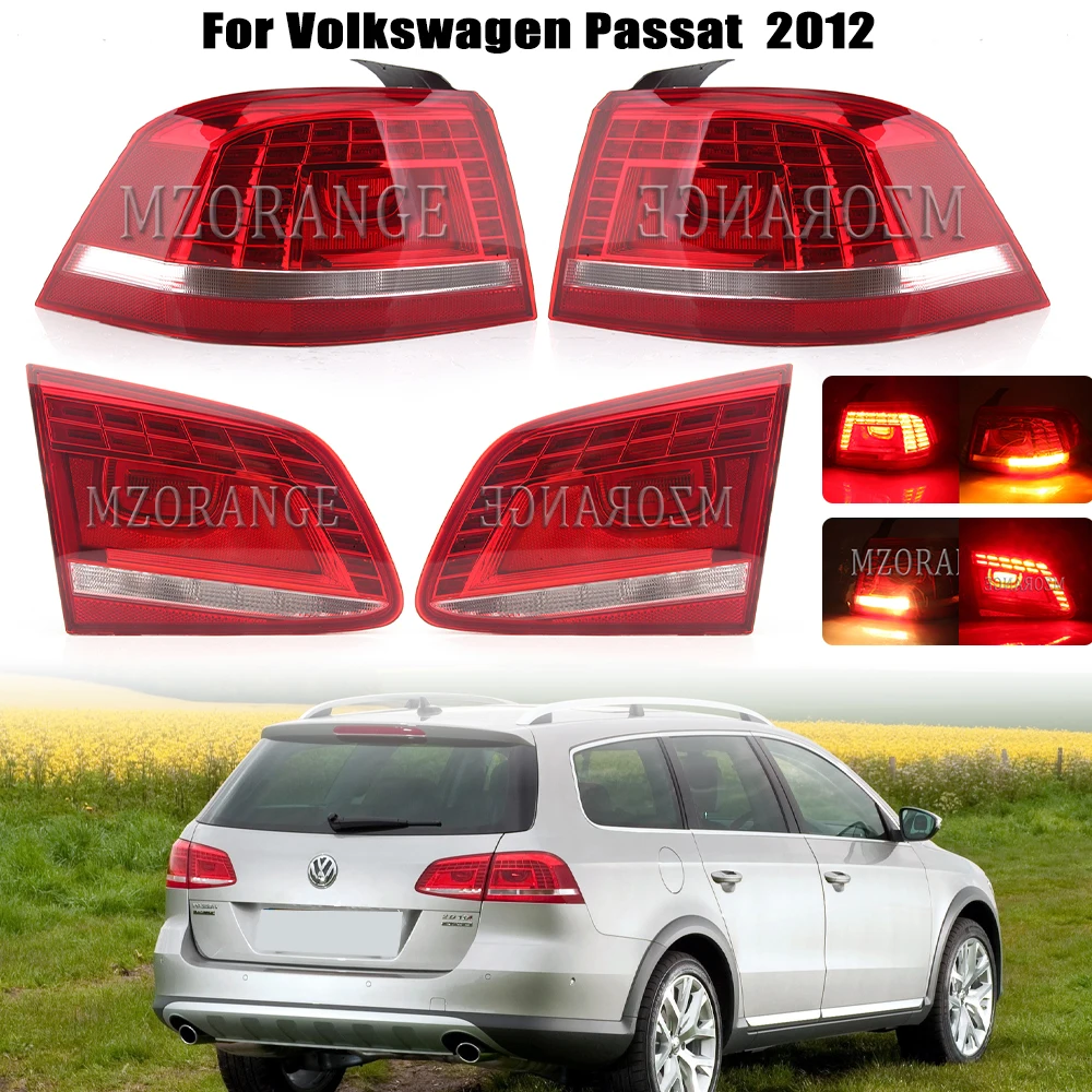 

LED Outer Inner Tail Light For Volkswagen Magotan 2012 Rear Driving Brake Stop Signal Reflector Lamp Car Accessories Left Right
