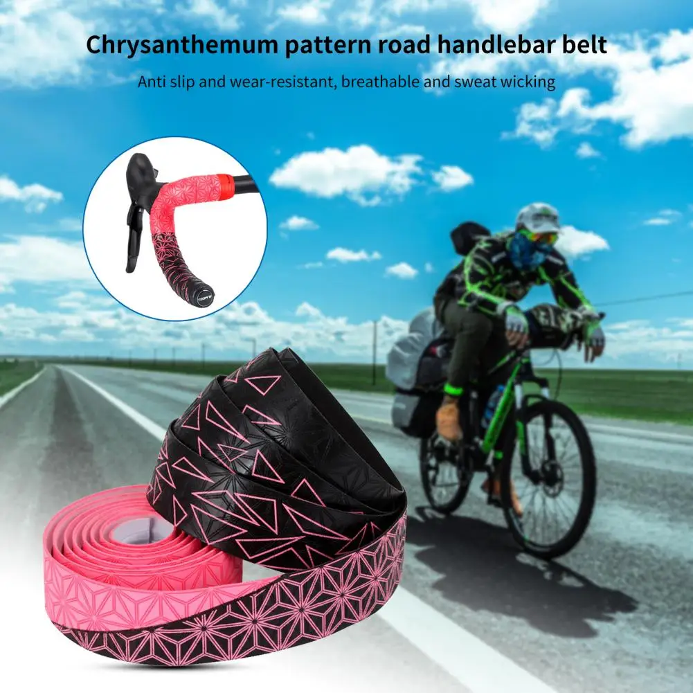 

1 Pair Handlebar Grip Tape Reliable Soft Decorative for Riding Handle Bar Wrap Tape Handle Bar Tape