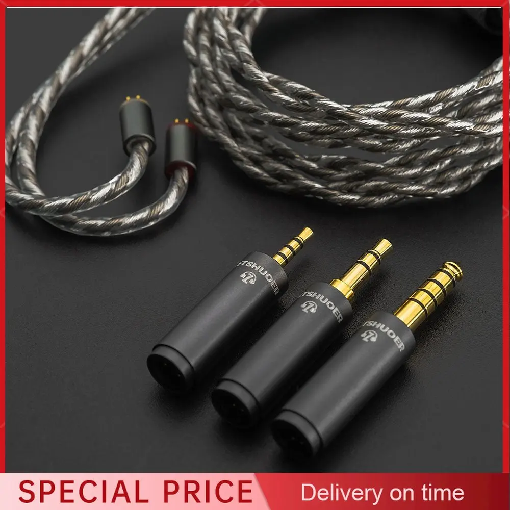 Letshuoer X Z обзоры Chimera 2Pin 0,78 кабель с заменяемыми заглушками (2,5/3,5/4,4) для разъемов 0,78 Z12/ S12/ S12Pro