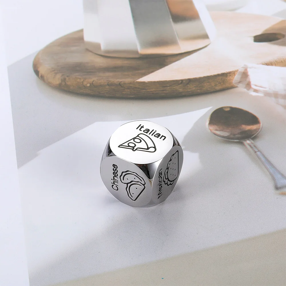 

Funny Food Dice Game Custom Engraved Dice Fun and Game Date Night Food Decision What to Eat Game Have Dinner with Boyfriends