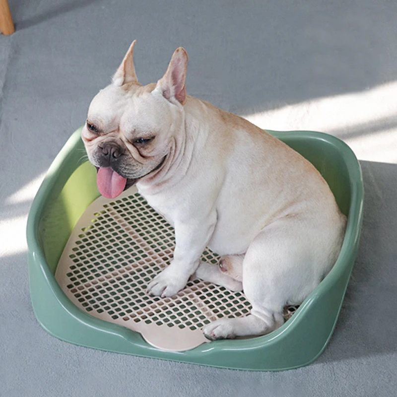 Портативный туалет для собак двухслойный поднос тренировочный кошек щенков