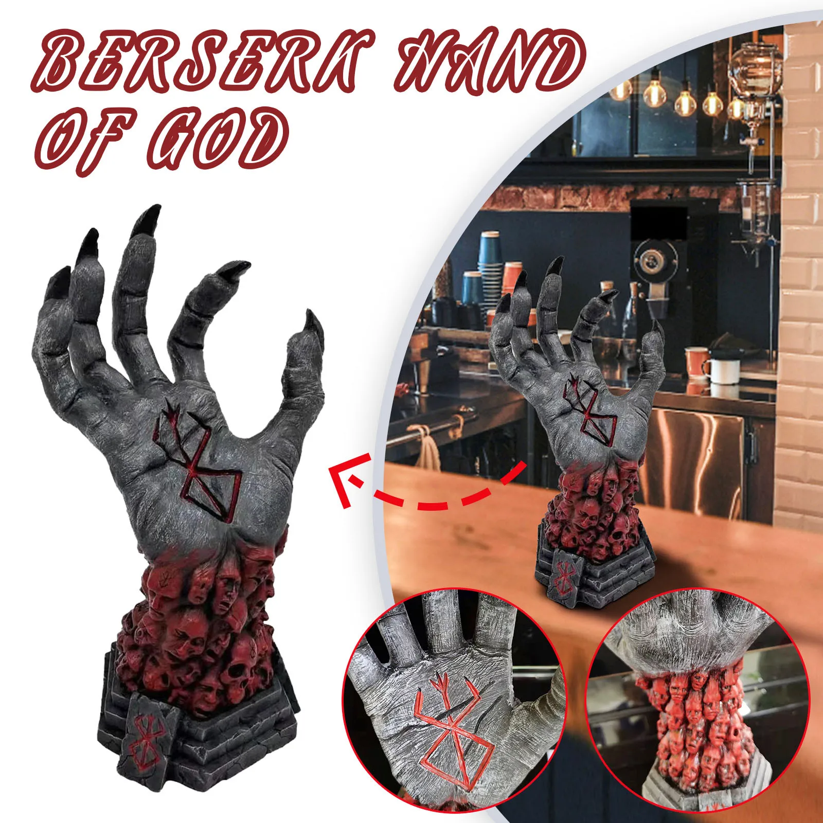 Готическая статуя ведьма креативное украшение из смолы настенные ключи в