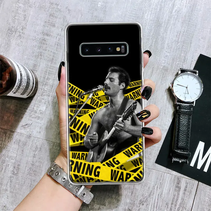 Rock фанки Freddie Mercury Queen чехол для телефона Samsung Galaxy M12 M21 M31 M51 M32 M52 M30S Note 20 Ultra 10 Plus 9 8 J4 J6