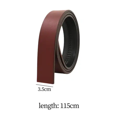 Премиум кожаный ремень без пряжки  No Scratch No Buckle Belt