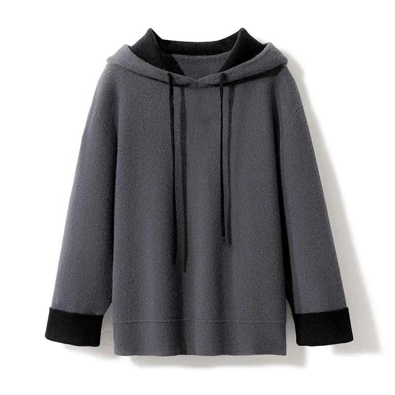 Высококачественный Повседневный пуловер 100% кашемировый женский свитер с