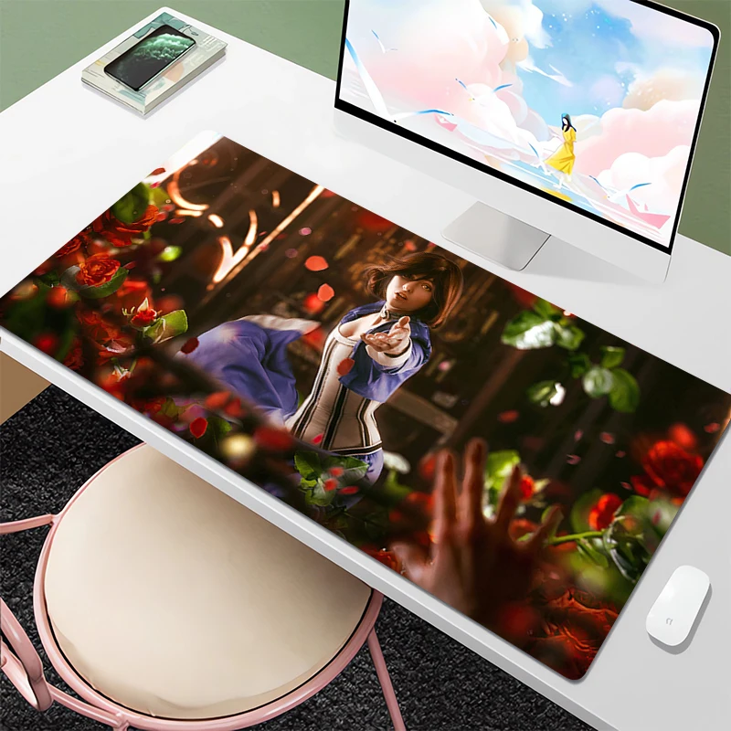 

Bioshock Non-slip Mat Mausepad Mause Pad Mouse Mouse pad Gamer Cabinets Office Accessories GAMING MOUS Table Pads Deskmat Mats