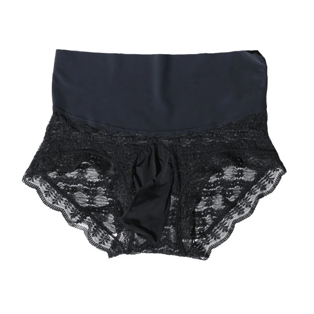

Men's Panties Lace Briefs Sheer Underwear Sissy Pouch Underpant Sexy Transparent Sensual Lingerie