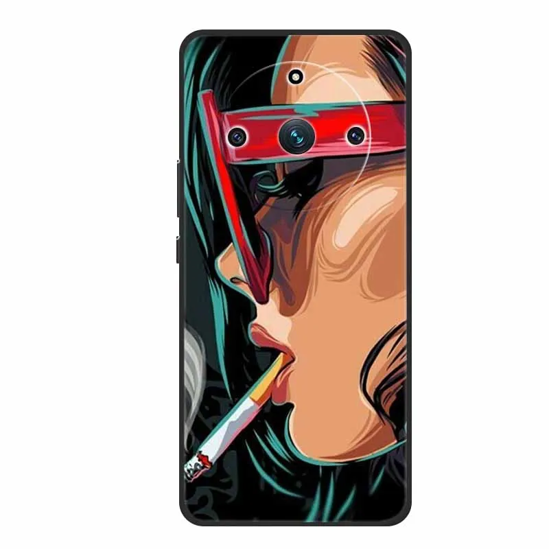 Модный чехол для телефона из мягкого силикона и ТПУ Realme 11 Pro +