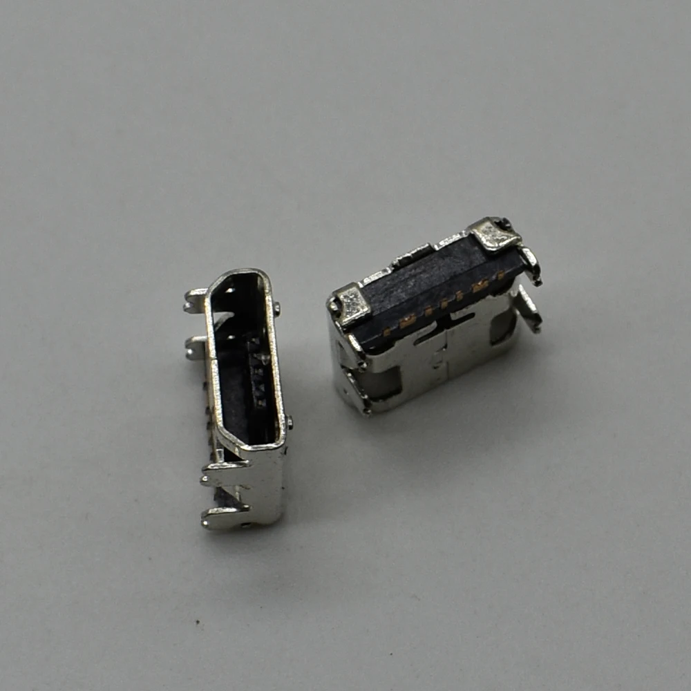 100 шт. Оригинальный Micro USB разъем для зарядки док-станции Разъем Samsung C3592 E1272 E2202 I739