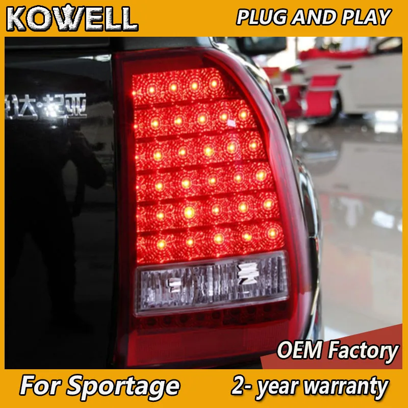 

Автостайлинг для Kia Sportage задние фонари 2007-2012 Sportage задние фонари светодиодные задние огни ДХО сигнальная парковка задний свет