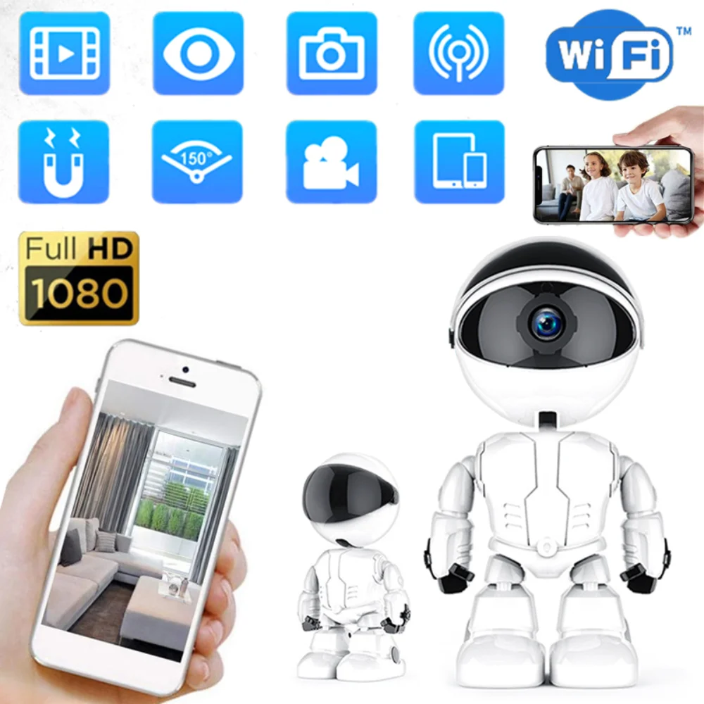 

Robot Camera Intelligent Track Robot Monitoring Camera WiFiHome Remote Network Monitor Mini Camera Liectroux Xr500 Narwal Robot