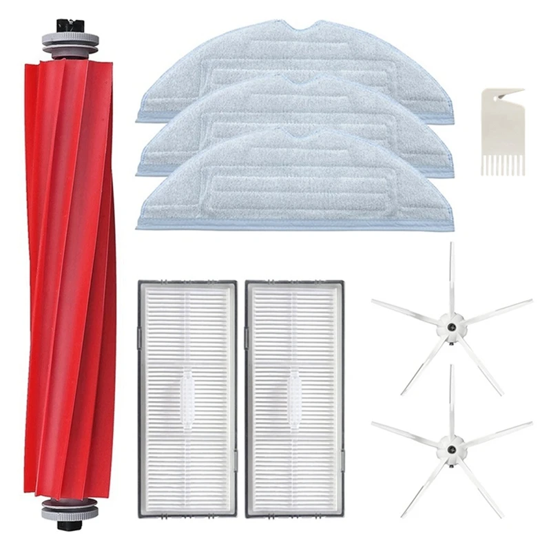 

Для пылесоса Xiaomi Roborock S7 T7S T7plus, основная щетка, боковые щетки, фильтр, Швабра, тканевые аксессуары