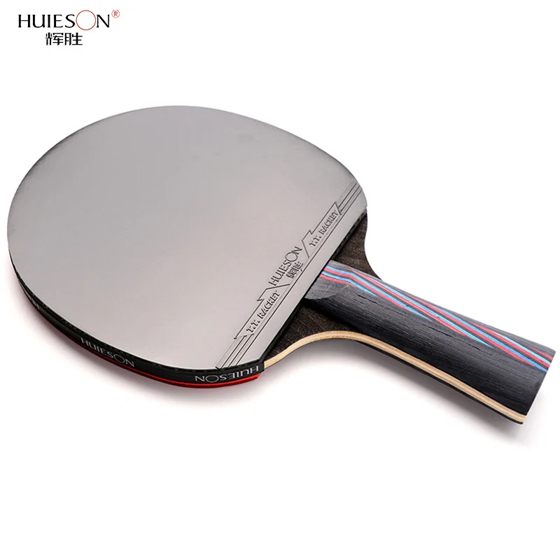Фото Ракетка для настольного тенниса HUIESON Carbon King 9,8, ракетка для пинг-понга, весло, соревновательная бита для пинг-понга с футляром для переноски №4