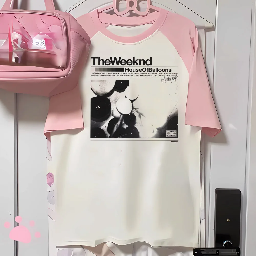 Женская Аниме-футболка Weeknd y2k