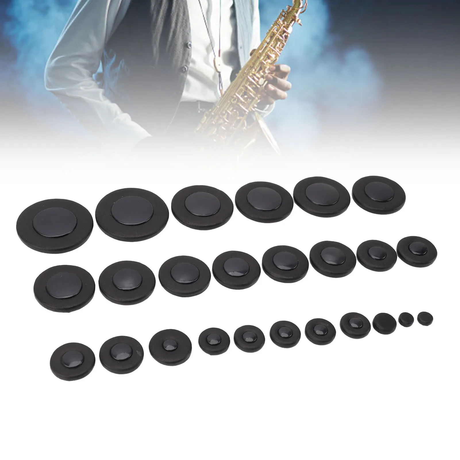 25 шт. Кожаные подушечки для саксофона универсальные герметичные тенор-альт