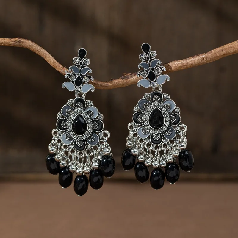 Винтажные Ювелирные изделия Jhumka новые богемные серьги с кисточками женские