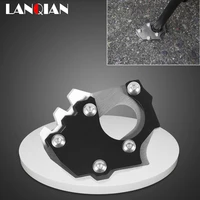 motorcycle cnc side stand extension plate kickstand enlarge pad for 1050 1090 1190 1290 790 adventure adv super adventure r