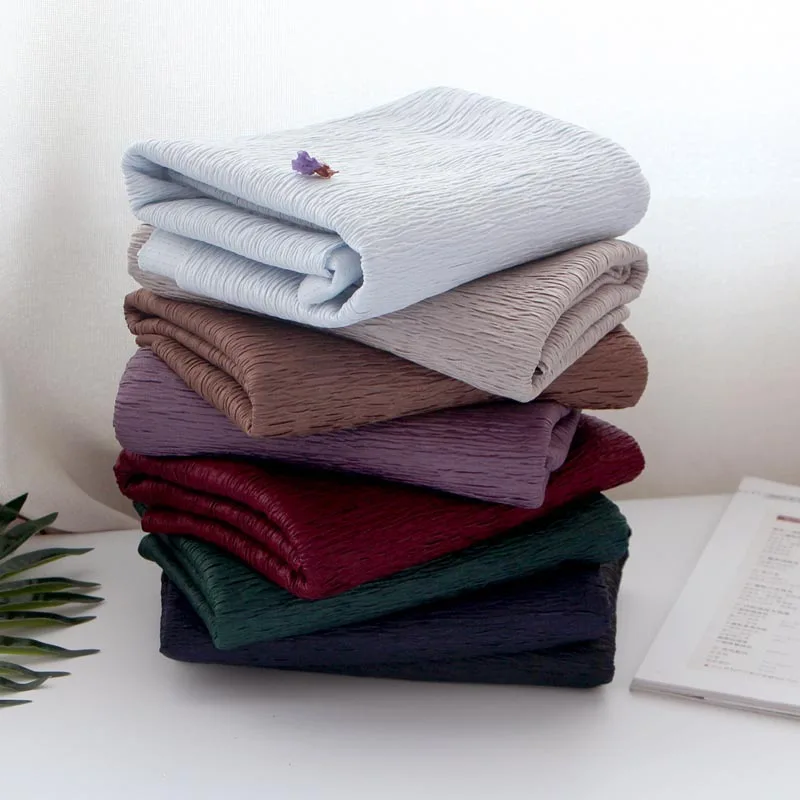 SMTA текстура плиссированная ткань лоскутная по метрам хлопковая для пэчворка 50*150