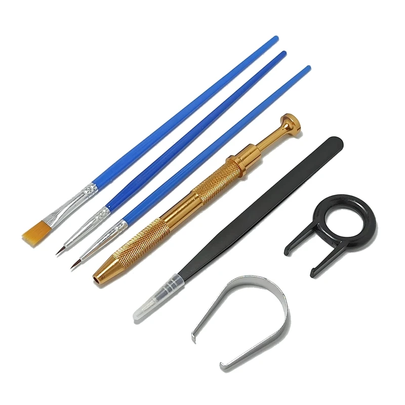 

Switch Lube Station 8PCS with Switch Opener Clamp Key Puller Mechanical Keyboard Lube Pen Kit for Lubing Cherry Keyboard