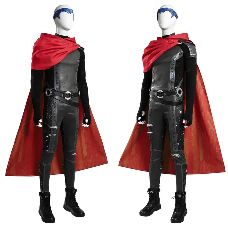 FC6Взрослый мужчина Агата Косплей All Along William Kaplan Костюм Кожаный топ Брюки Наряд
